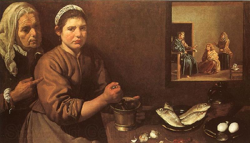 Diego Velazquez Christ in the House of Martha and Mary